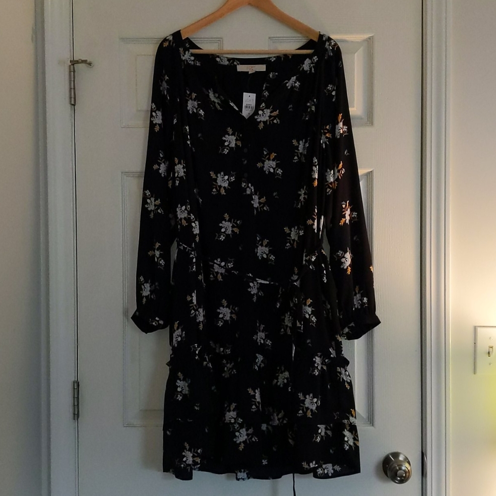 Loft Floral Dress Size 18 NWT